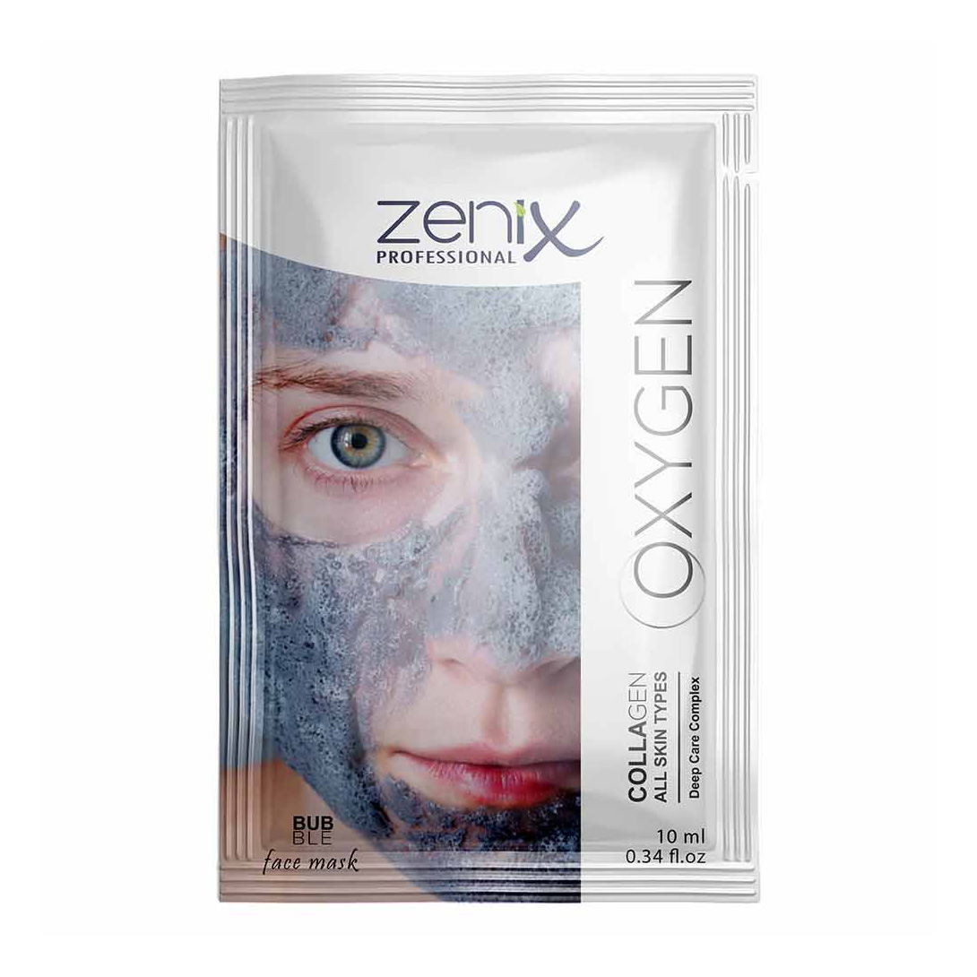 Киснево-колагенова маска для обличчя Zenix Professional Oxygen, 10 мл